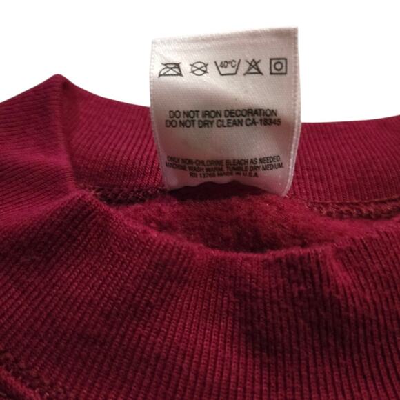 VTG Wisconsin state parks forest trails sweatshirt Adult SZ M Fruit Of Loom - Picture 7 of 7